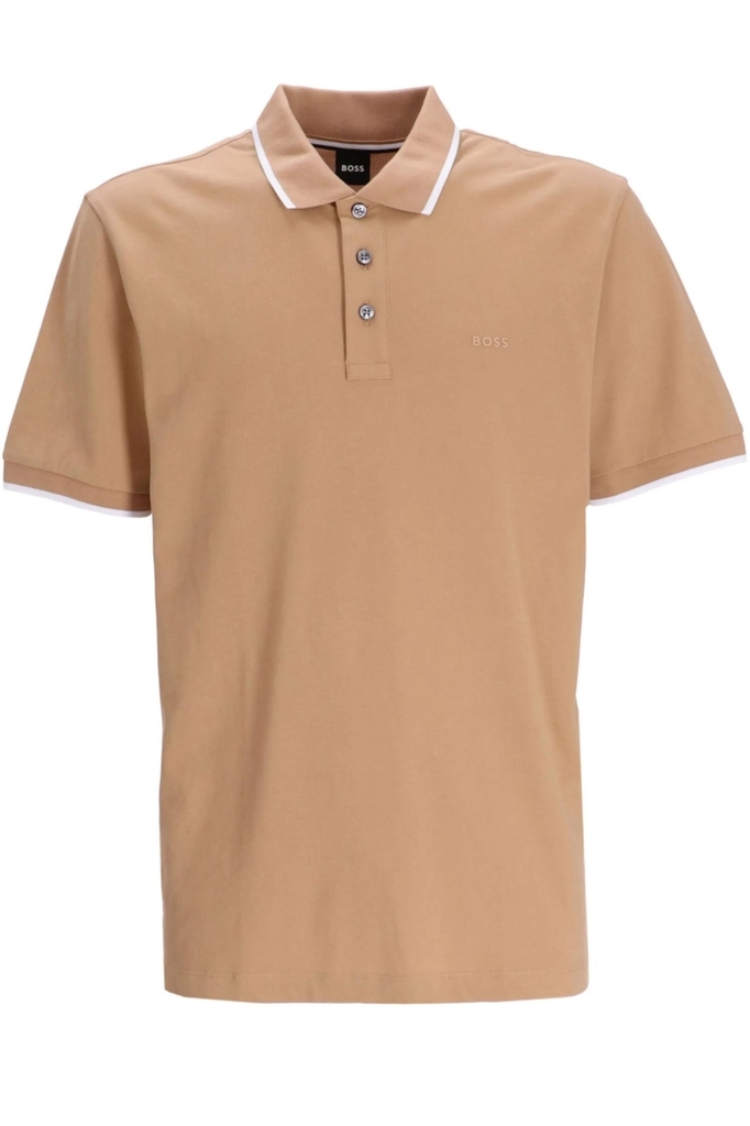 Hugo Boss Boss Parlay 190 Polo Shirt Medium Beige